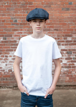 Newsboy cap in tweed